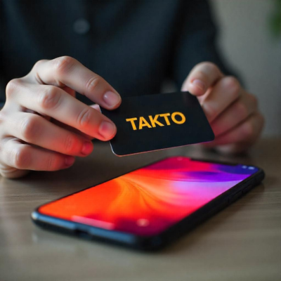 Tarjeta digital Takto con tecnología NFC para conexiones instantáneas